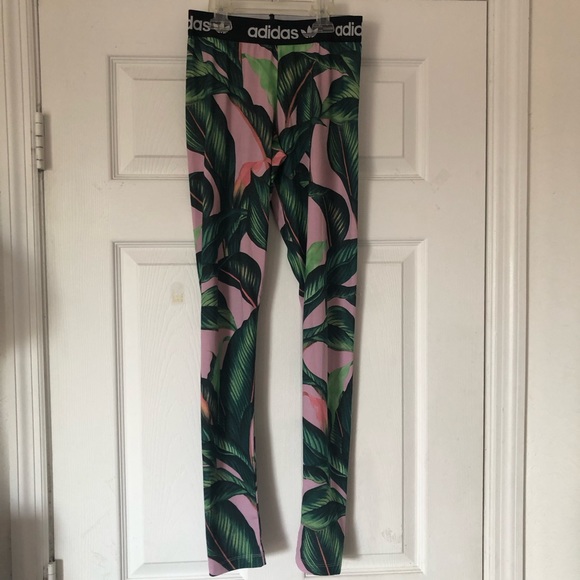 Adidas Tropical Palm Leaf Leggings - Picture 3 of 10